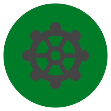 Vites düz yuvarlak vektör simgesi