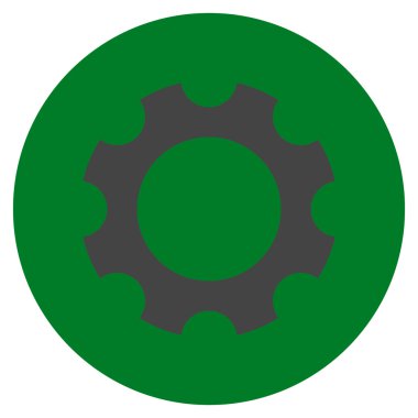 Vites düz yuvarlak vektör simgesi