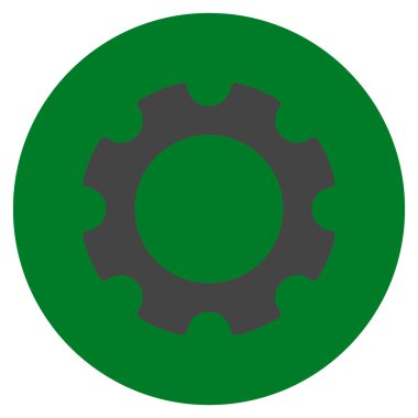 Vites düz yuvarlak vektör simgesi