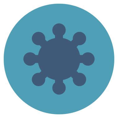 Vites düz yuvarlak vektör simgesi