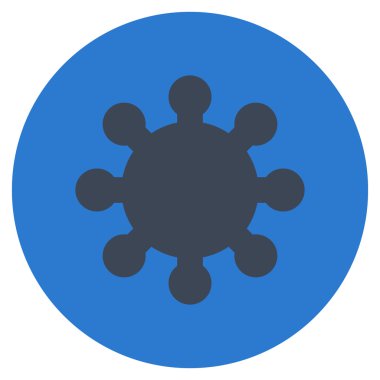 Vites düz yuvarlak vektör simgesi