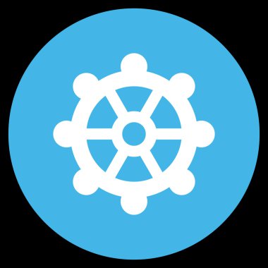 Vites düz yuvarlak vektör simgesi