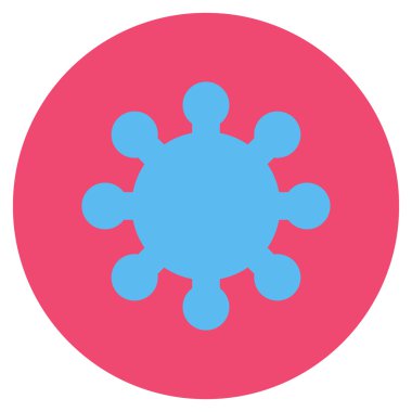 Vites düz yuvarlak vektör simgesi