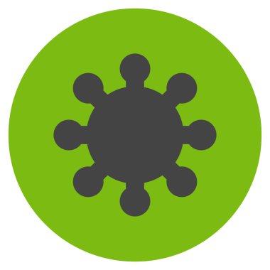 Vites düz yuvarlak vektör simgesi