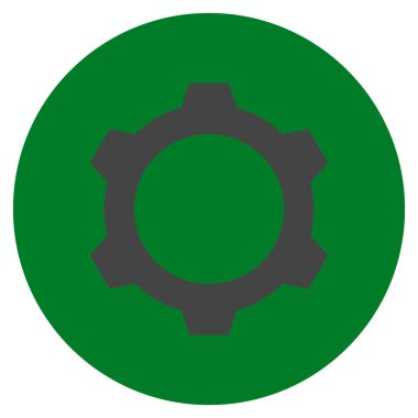 Vites düz yuvarlak vektör simgesi