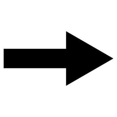 Düz vektör simgesi sağ ok