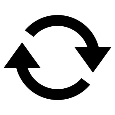 Düz vektör simgesini tazele