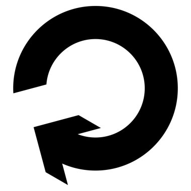 Düz vektör simge döndürmek