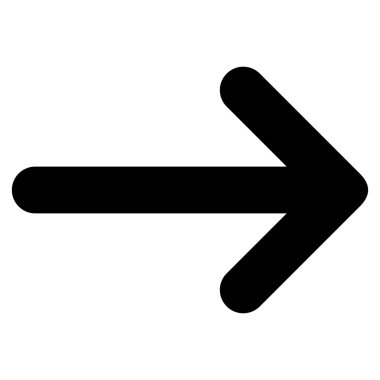 Düz vektör simgesi sağ ok