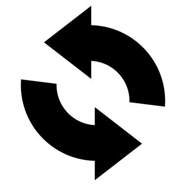 Düz vektör simgesini tazele