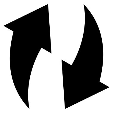 Düz vektör simgesini tazele