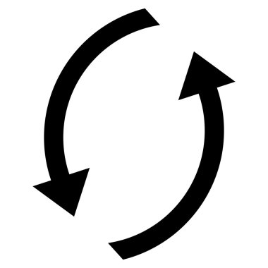 Düz vektör simgesini tazele