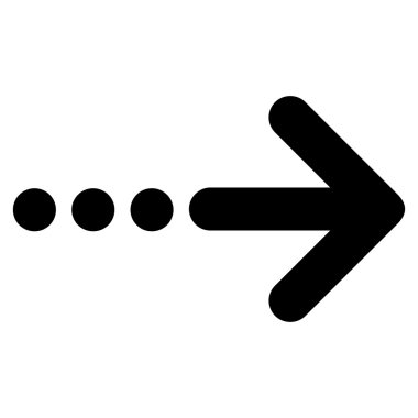 Sağ göndermek düz vektör simgesi