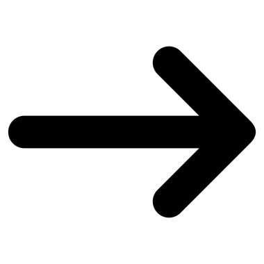 Düz vektör simgesi sağ ok