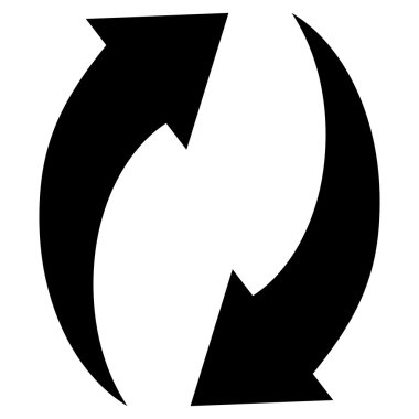 Düz vektör simgesini tazele