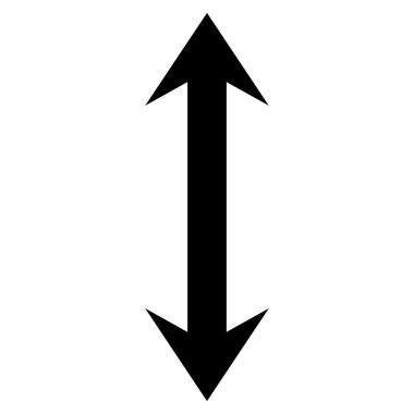 Dikey Çevir düz vektör simgesi