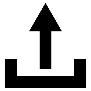 Düz vektör simge yüklemek