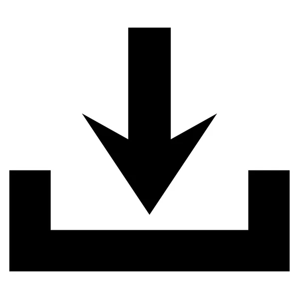 Descargas Icono de vector plano — Vector de stock