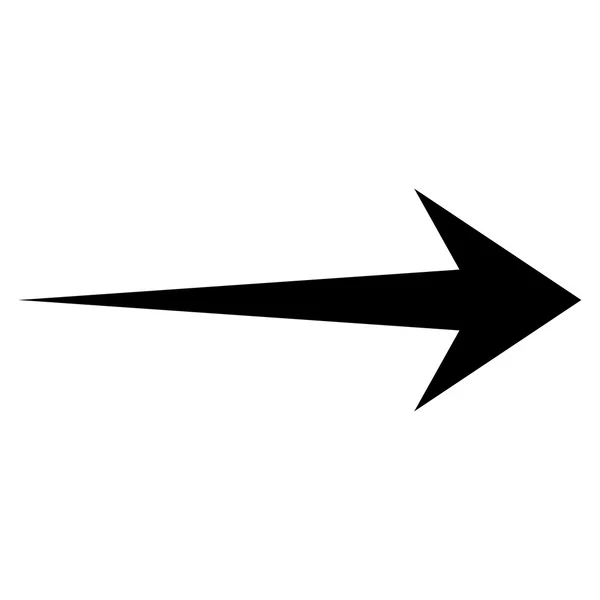 箭头右平面矢量图标 — 图库矢量图片