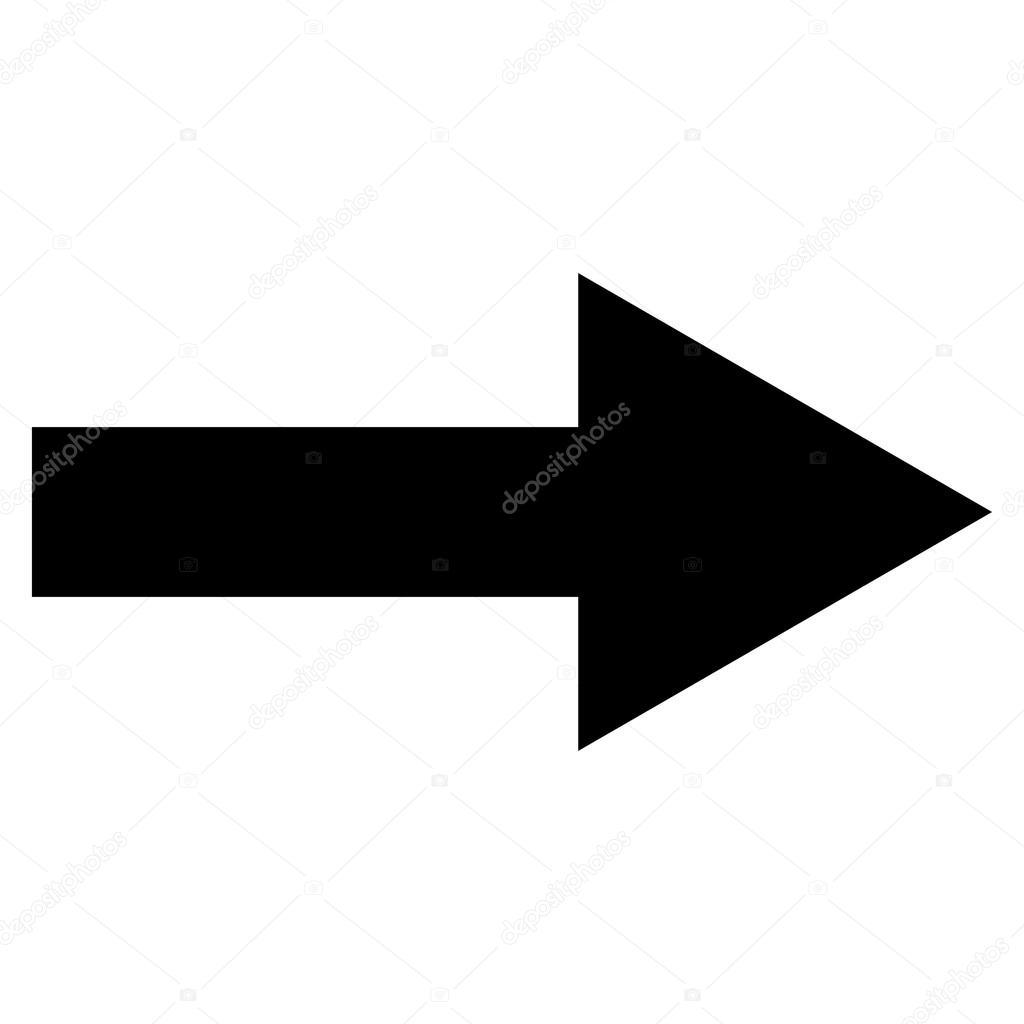 Arrow Right Flat Vector Icon