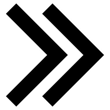 Vardiya doğru düz vektör simgesi