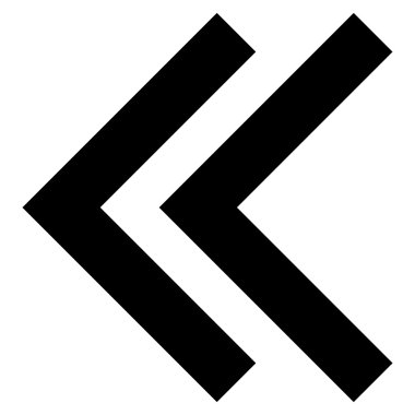 Shift Sol düz vektör simgesi