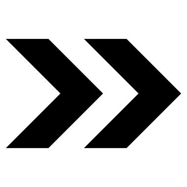 Vardiya doğru düz vektör simgesi