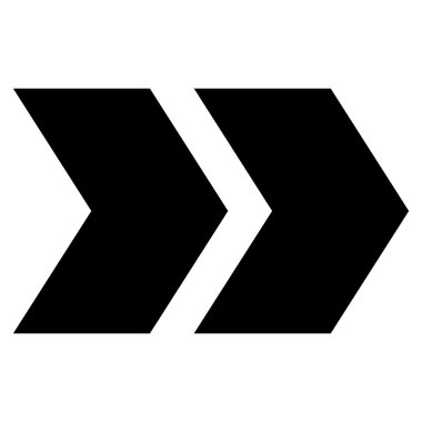 Vardiya doğru düz vektör simgesi