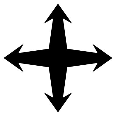 Düz vektör simgesini genişletin