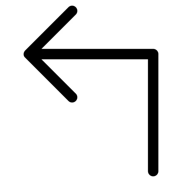 Векторная икона поворота налево — стоковый вектор