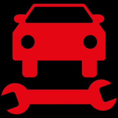 Car Repair Flat Vector Symbol