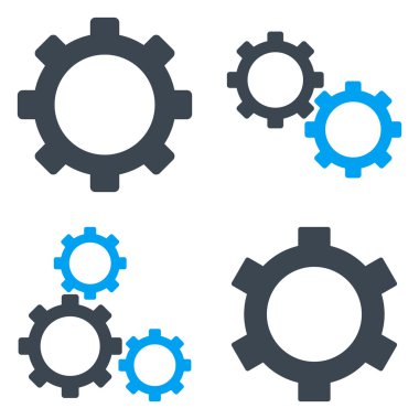 Vites düz vektör sembolleri