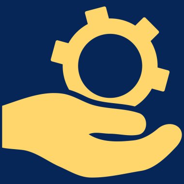 Engineering Service Flat Vector Symbol