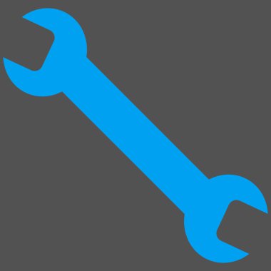 Wrench Flat Vector Symbol