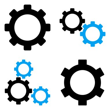 Vites düz vektör sembolleri