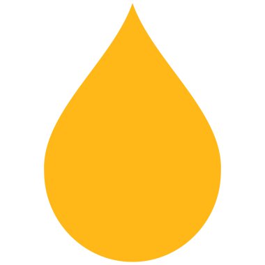 Düz vektör simge damla