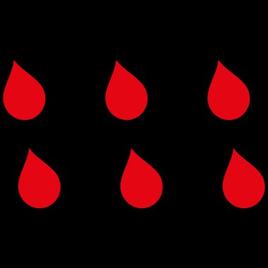 Damla düz vektör simgesi