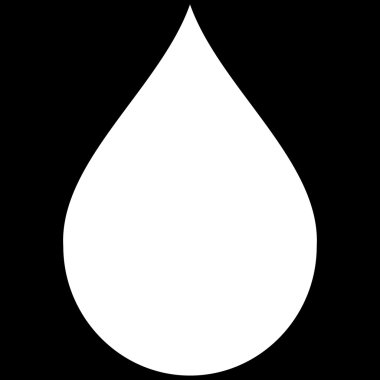 Düz vektör simge damla