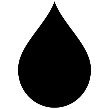 Düz vektör simge damla