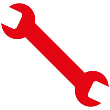 Wrench Flat Vector Symbol
