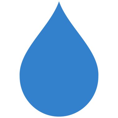 Düz vektör simge damla