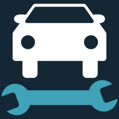Car Repair Flat Vector Symbol