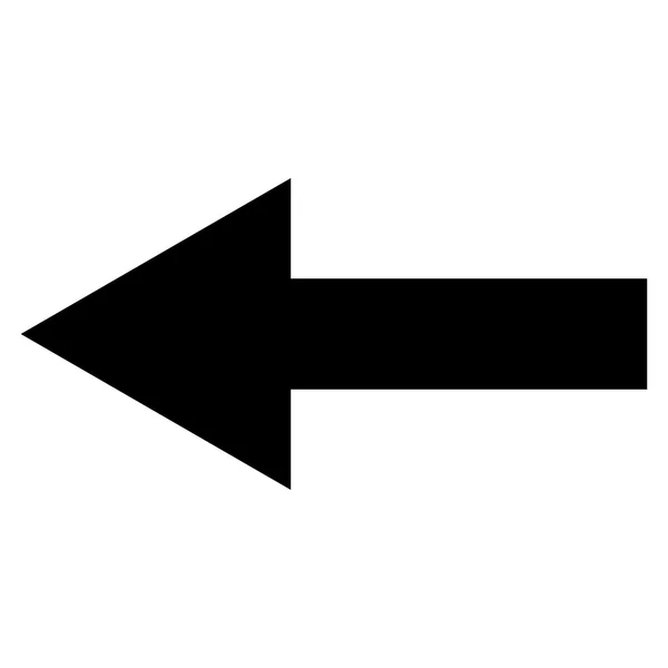 Arrow venstre flate vektor Icon – stockvektor