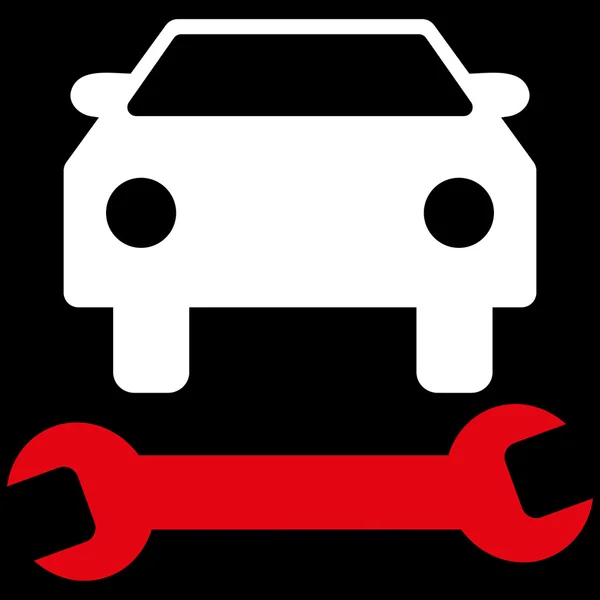 Symbole de vecteur plat de réparation de voiture — Image vectorielle