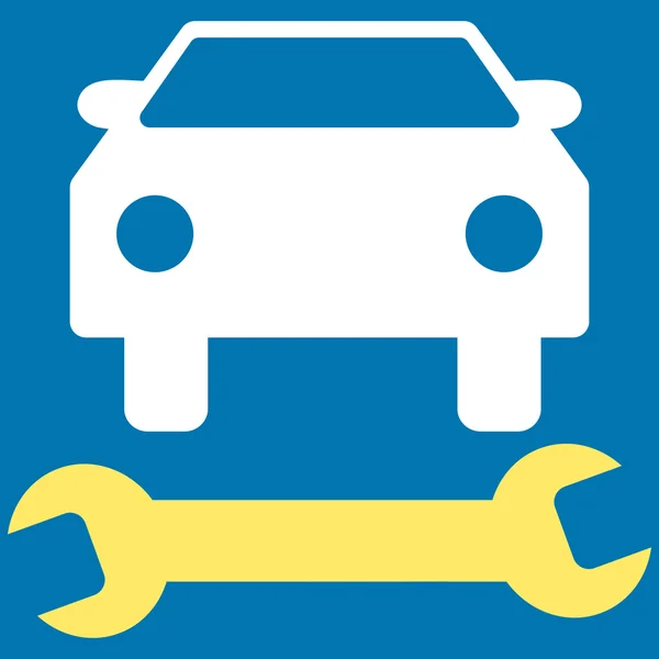 Car Repair Flat Vector Symbol — Stock vektor