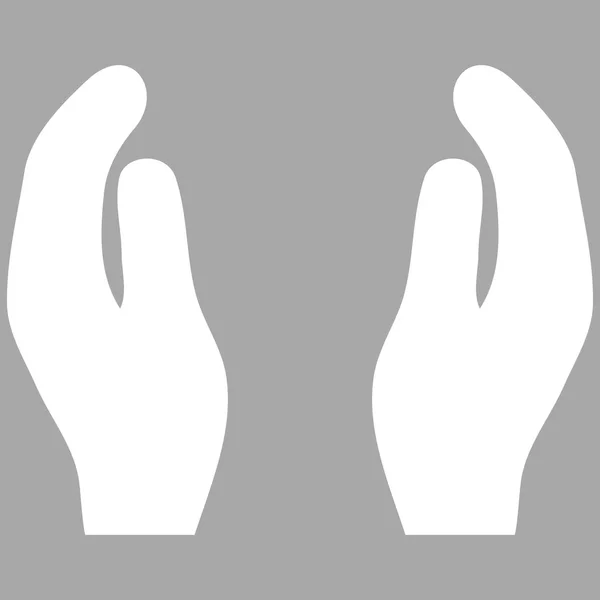 Hand händer platt vektor Symbol — Stock vektor
