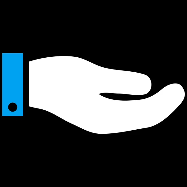 Hand Flat Vector Icon — Stock Vector