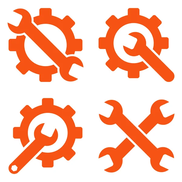 Tools Flat Vector Symbols — Stock Vector