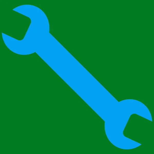 Wrench Flat Vector Symbol — ストックベクタ
