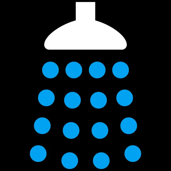 Shower Flat Vector Symbol — Stockvector